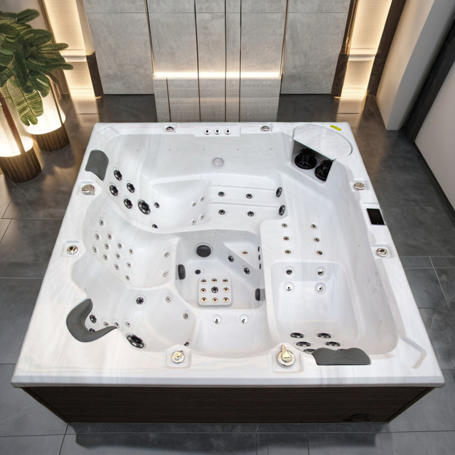 Square Patterned Spa Outdoor Hot Tub Spa Swimming Pool Whirlpools