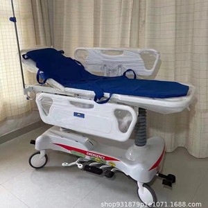Cama de Gastroscopia Hospitalaria ZYC32, Carro Médico de Emergencia con Altura Ajustable y 4 Ruedas para Transporte de Pacientes - Product Image 1