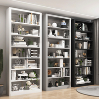 Meuble de rangement étroit et haut à 7 niveaux en métal de style industriel, étagère ouverte contemporaine, écologique, pour salon et bibliothèque