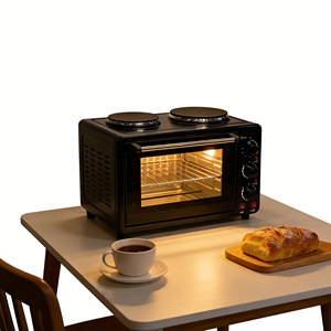 <span class=keywords><strong>Four</strong></span> électrique multifonctionnel 48L avec deux plaques chauffantes, <span class=keywords><strong>four</strong></span> de comptoir pour la cuisson et la préparation de repas sains à la maison - Product Image 6