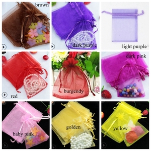 Túi Organza Túi Quà Tặng Túi Lưới Màu Sắc Hỗn Hợp 5X7Cm, 7X9Cm, 9X12 Cm, 10X15 Cnm, 13X18 Cm, 15X20Cm 20X30 Mm - Product Image 6