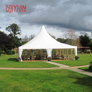 Cérémonie de mariage en plein air, petite tente pagode blanche de 5 m - Product Image 1