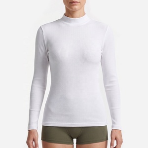 Camiseta Deportiva de Manga Larga para <span class=keywords><strong>Hombre</strong></span>, Cuello Alto, Ajustada, de Nailon y Elastano, Elástica en 4 Direcciones, para Entrenamiento de Alto Rendimiento, 2026 - Product Image 2