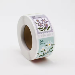 Pegatinas de Flores Estéticas al por Mayor, Lindas Pegatinas de Papel para Decoración de Tarjetas - Product Image 3