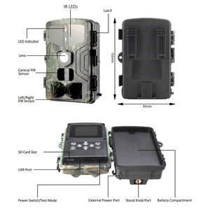 Caméra de chasse <span class=keywords><strong>Suntekcam</strong></span> 2025 4K 50MP étanche IP65 avec vision nocturne HC-809A nouvelle génération - Product Image 3