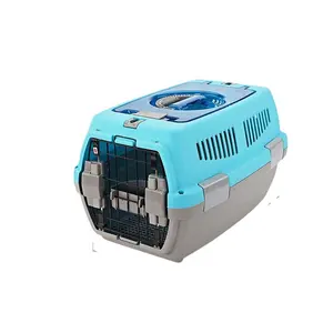 Facile à transporter Portable Voyage Pet Chats Chiens Cage Carrier Crate Outdoor Kennel Box