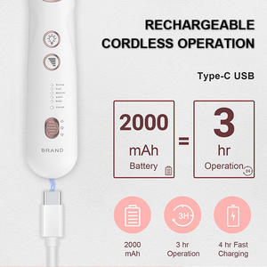 Set Profesional de Manicura y Pedicura 8 en 1, Lima de Uñas Inalámbrica de 5 Velocidades, Taladro Eléctrico Portátil para Uñas - Product Image 3