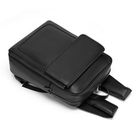 Sac à dos pour ordinateur portable en cuir reconstitué de haute qualité, vente directe d'usine, nouveau modèle, luxe discret, pour hommes d'affaires et voyageurs