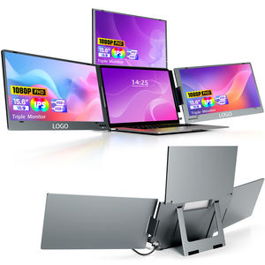 Pantalla Portátil de Alta Gama de 15.6 Pulgadas con Pantalla Triple Giratoria IPS Full HD, Apta para <span class=keywords><strong>Windows</strong></span>/MacOS - Product Image 1