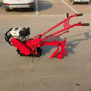 Motoculteur monocylindre Little Red Bull avec chenilles doubles, petit charrue pour le commerce extérieur, composant essentiel : moteur - Product Image 2