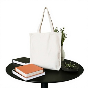 Bolsa de Compras Reutilizable de Lona, Bolsa de Mano de Algodón Ecológica, Bolsa de Transporte para Compras Diarias y Viajes para Mujer - Product Image 4