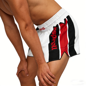 Pantalones Cortos de Muay Thai Yokkao con Estampado Personalizado - Pantalones Cortos de Muay Thai de Primera Calidad con <span class=keywords><strong>Escritura</strong></span> <span class=keywords><strong>Tailandesa</strong></span> - Product Image 4
