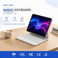 Nouveau clavier tactile rotatif à 360 degrés sans fil USB-C rétroéclairé pour iPad Pro 10,9/11/12,9 pouces