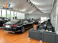 Carpa para Exhibición de Autos, Carpa de Aluminio para Eventos de Carreras, Refugio Resistente para Competencias de Deportes Motorizados