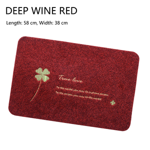 Фабрика YOULTTAN, ODM/OEM, 40*60 см, вышивка, нескользящая, из термопластика, подходит для спальни, полиэстеровый моющийся напольный коврик - Product Image 5