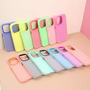 Accesorios para celulares fundas TPU + PC étui de téléphone portable pour <span class=keywords><strong>iphone</strong></span> <span class=keywords><strong>12</strong></span> 13 14 15 Pro Max étui pour celulares por mayor - Product Image 2