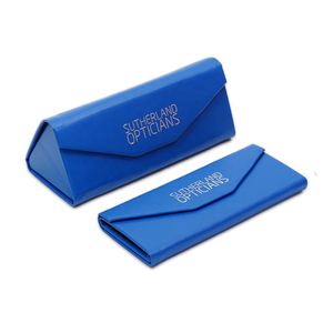 Offre Spéciale Monochrome Triangle Ferme Pliant Étui À Lunettes Étuis Lunettes <span class=keywords><strong>De</strong></span> Soleil Paquet Pratique Étui À Lunettes <span class=keywords><strong>pour</strong></span> Facile - Product Image 2