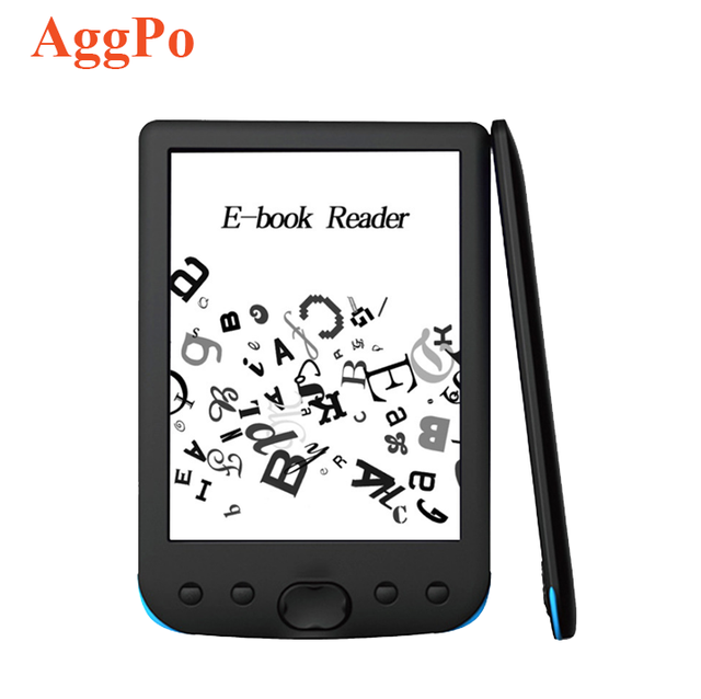 Portable Digital EBook Reader,300 DPI Ink Screen Electronic Book Reader, TF Card 4 8 16 GB Ink Book EReader USB Charge
