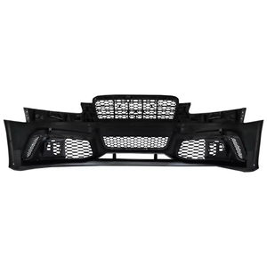 Kit carrosserie pour pare-chocs avant Audi A6 C6 RS6 avec calandre, cache-phares antibrouillard, lèvre avant ABS 2005-2012 - Product Image 4
