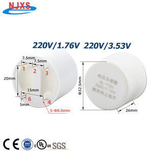 DL-PT202G vi điện áp biến áp 2mA/2mA PCB hiện cảm giác biến áp với cảm biến điện áp - Product Image 5