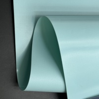 Lona de PVC al por mayor, recubierta de vinilo, 100% poliéster, tela hermética recubierta de PVC 1000D para castillos hinchables