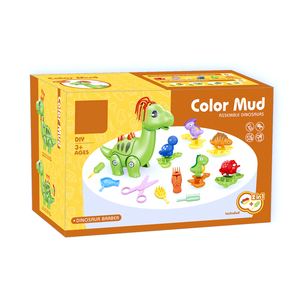 Kit de <span class=keywords><strong>Pâte</strong></span> <span class=keywords><strong>à</strong></span> <span class=keywords><strong>Modeler</strong></span> Colorée pour Enfants : Dinosaures <span class=keywords><strong>à</strong></span> Démonter et Jouets <span class=keywords><strong>en</strong></span> Argile Créative - Product Image 5