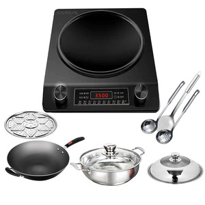 Chất lượng cao 3500 Wát duy nhất Burner bếp cảm ứng cho RV thép không gỉ xách tay nguồn điện với núm điều khiển - Product Image 5