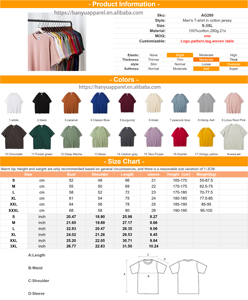Camiseta de Algodón 100% de Cuello Redondo, 280 g/m², Diseño Personalizado, Camiseta para Hombre - Product Image 3