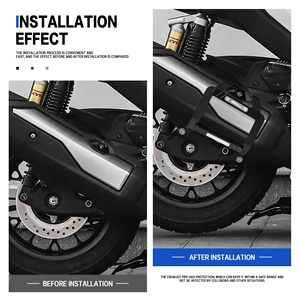 กันชนกันล้มสำหรับรถมอเตอร์ไซค์ <span class=keywords><strong>HONDA</strong></span> ADV350 ปี 2024 2025 ป้องกันท่อไอเสีย ป้องกันการกระแทก ป้องกันการล้ม - Product Image 4