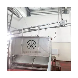 Support Customized 100 Cattle Per Shift Slaughterhouse Stunning Box For Cow Slaughtering Pneumatically-Operated Machine Price