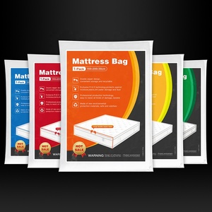 Bags Heavy Duty King Size Transparent PE Plastic Bags Heavy Duty Mattress Bags With Moving Zipper Bags