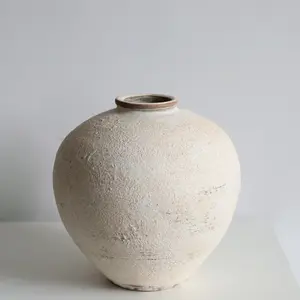 Centrotavola per interni vasi antichi in ceramica vaso in ceramica retrò vaso di fiori rustico in ceramica stile grossolano
