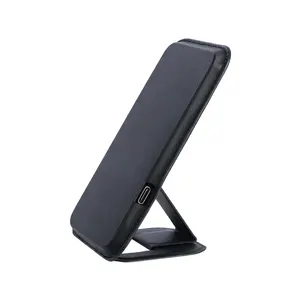 Hot-Selling Leather Surface 3 In 1 Smart Car Magnetic Mobile Phone Stands Wireless Charger Station