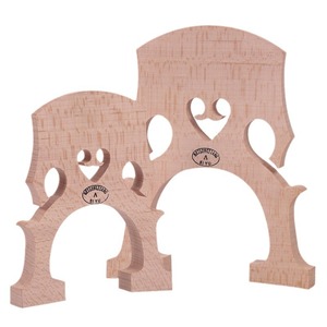 Puente de violonchelo de madera sin acabar, de pie alto, duradero, para instrumentos de cuerda - Product Image 3