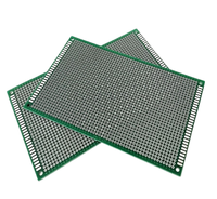9*15CM Papan Universal Serat Kaca Berlapis Timah Dua Sisi Tebal 16mm Pitch 2.54mm PCB/PCBA Sirkuit Serbaguna Berlubang