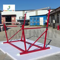 ZONWINXIN – barres parallèles de haute qualité, barres asymétriques compactes-pieds fixes