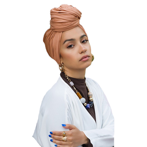 Latest Fashion Comfortable Breathable Women Scarf 4 Ways Stretch Culture Hijab High Quality Ribbed Jersey Hijab - Product Image 4