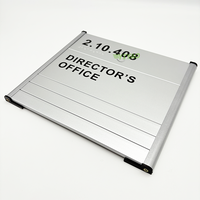 Panneau de signalisation YIYAO en aluminium pour porte, numéro de chambre, signalisation métallique pour hôtel