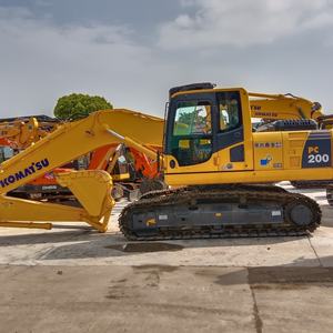 รถขุดตีนตะขาบ PC200-7 Komatsu ของแท้ใช้งาน20ตันปั๊มมอเตอร์ใช้งานหนักญี่ปุ่นก่อสร้าง - Product Image 2