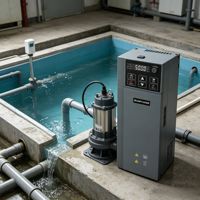 Variador de Frecuencia Variable (VFD) de 1.5KW 2HP de Alta Eficiencia, Trifásico, 380V - 480V, para Control de Velocidad de Motor de Bomba de Agua Solar