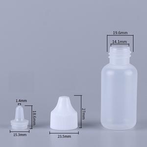 Ecannale 10ml 30ml 60ml 1 oz <span class=keywords><strong>2</strong></span> oz olio di siero di fondazione parrucca adesiva comprimibile in plastica contagocce liquido PE bottiglia vuota - Product Image 4
