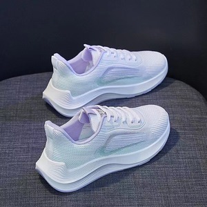 Nouvelles chaussures d'été coréennes pour femmes, version tendance, respirantes, en maille tissée, style ins, pour étudiantes, polyvalentes, pour la course, le sport et les loisirs. - Product Image 4