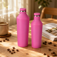 Gobelet à vin en acier inoxydable, isolé sous vide, avec couvercle anti-fuite, sans pied, personnalisable avec logo, cadeau de Noël pour le camping et la maison