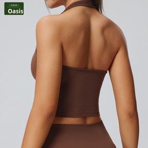 Soutien-gorge de sport anti-choc de style européen et américain, à col halter, maintien élevé, sculptant le dos, pour jeunes femmes - Product Image 3