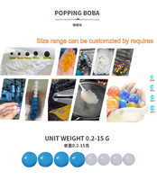 Machine automatique de formage de boules de konjac cristallines, de gelée d'agar sucrée et de boba éclatante pour bubble tea