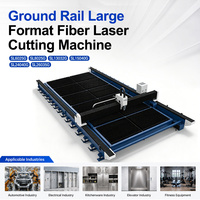 Découpeuse laser fibre CNC SL6025G haute performance 12000W pour la construction navale et l'usinage de tôles métalliques, avec rail au sol robuste et sécurisé pour charges lourdes