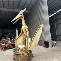 Modèle de simulation d'animaux animatroniques : girafe, panda, dinosaure, animaux sauvages avec sons, voix et mouvements pour centres commerciaux et parcs
