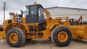 Б/у фронтальный погрузчик Cat 966H высокого качества, оригинал из Японии, мощный гидравлический, колесный погрузчик Caterpillar 966H - Product Image 3