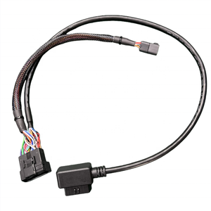 OBD2 Splitter Verlängerung kabel Adapter 1 Stecker und 2 Frauen Verlängerung 16PIN OBD-II J1962 Y Diagnose stecker - Product Image 2