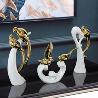 Sculpture créative d'oiseau sur branche, artisanat en céramique, ornement de bureau, décoration personnalisée pour la maison, cadeaux, vente en gros directe d'usine